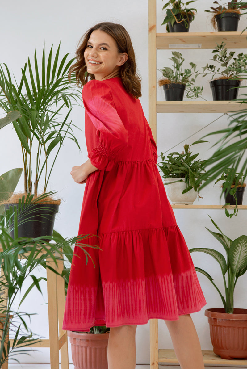 Camila Dress Red